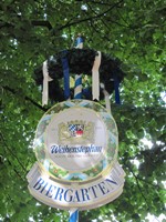 Biergartenschild